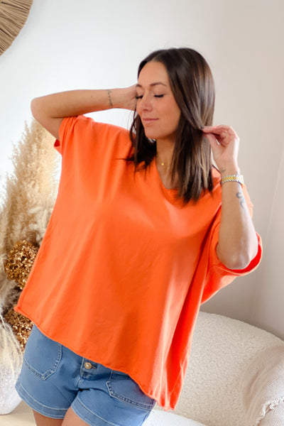 T-Shirt Barbara Orange (9230288552261)