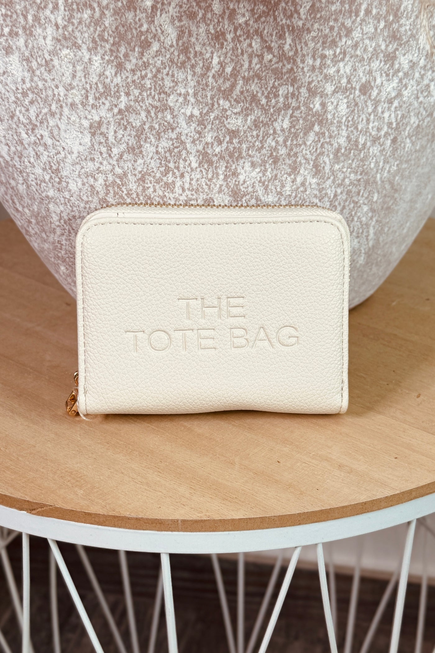 Portefeuille Tote Bag Petit Modèle Beige (15266173354309)