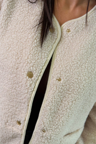 Veste Teddy Johanne Beige Garcia