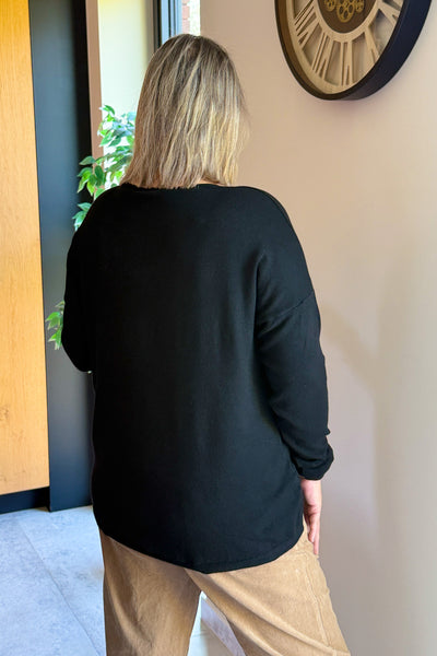 Pull Billia à Strass Noir GT