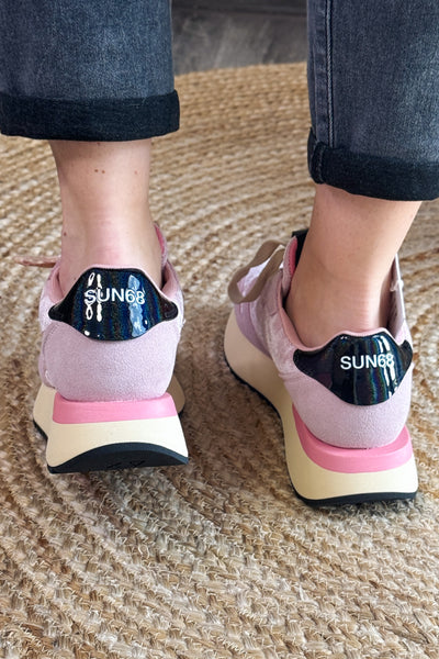 Baskets Compensée Sun68 Rose (15258460848453)