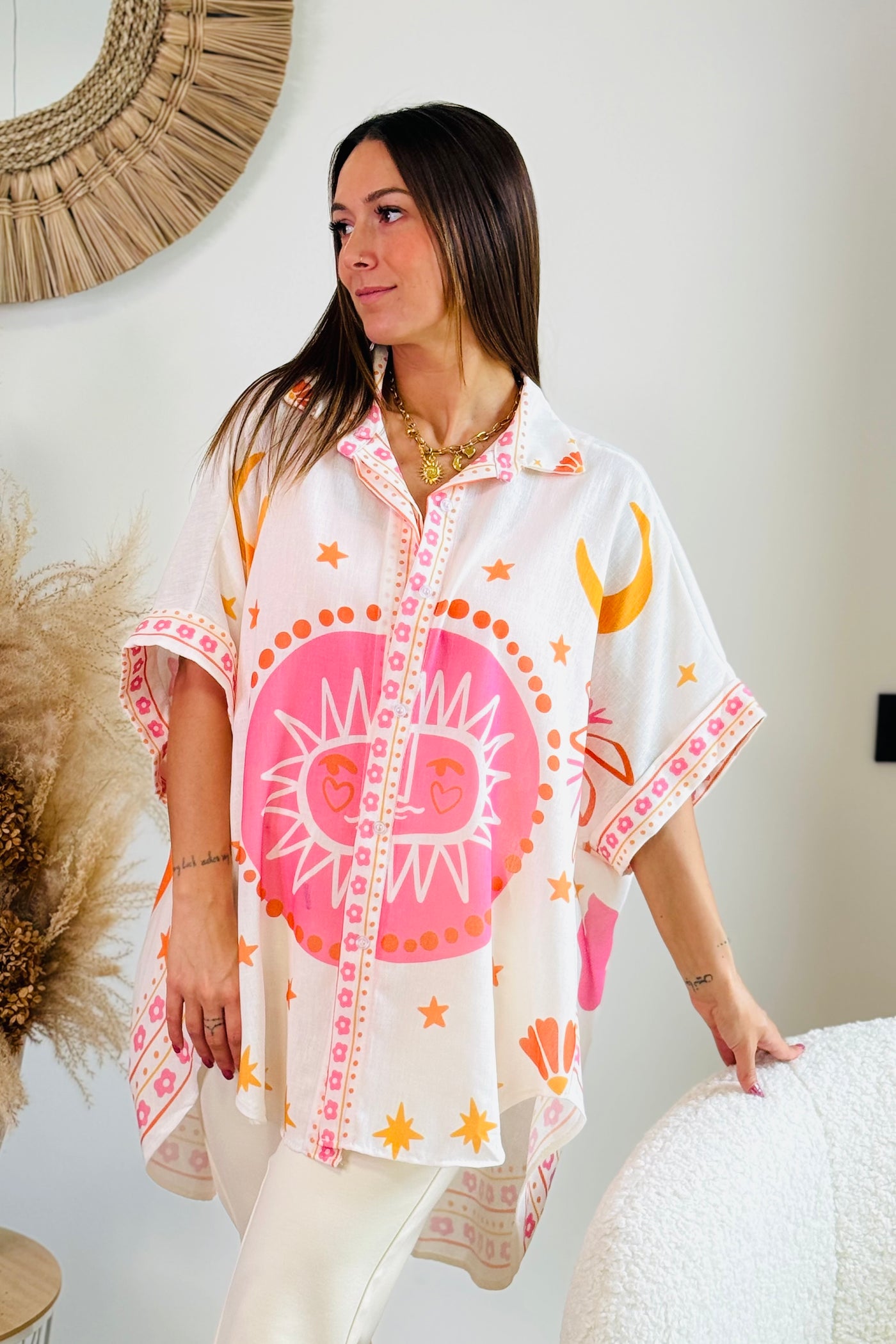 Chemise Ample Soleil Rose (15038258512197)