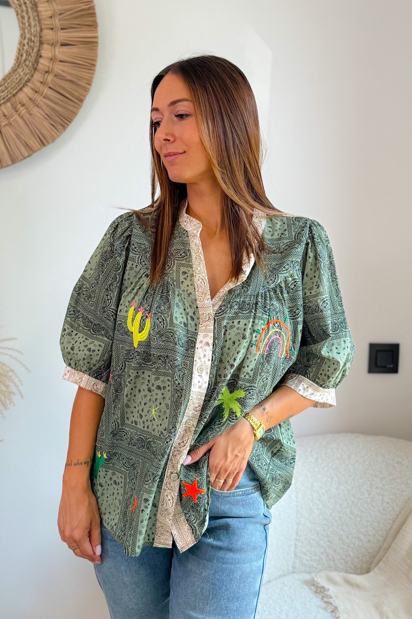 Chemise Badine Kaki (15114388963653)