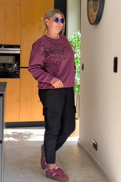 Sweat CarOdessa Bordeaux Carmakoma (42/48) (15162593378629) (15162601603397)