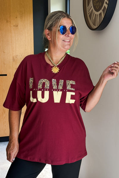 T-Shirt CarKourtney Bordeaux Carmakoma (15260716433733)