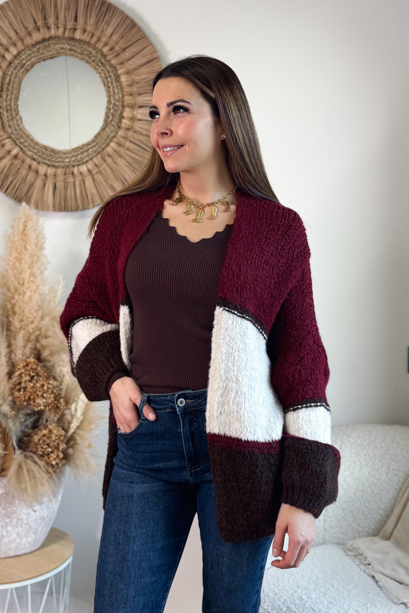 Gilet Josette Bordeau