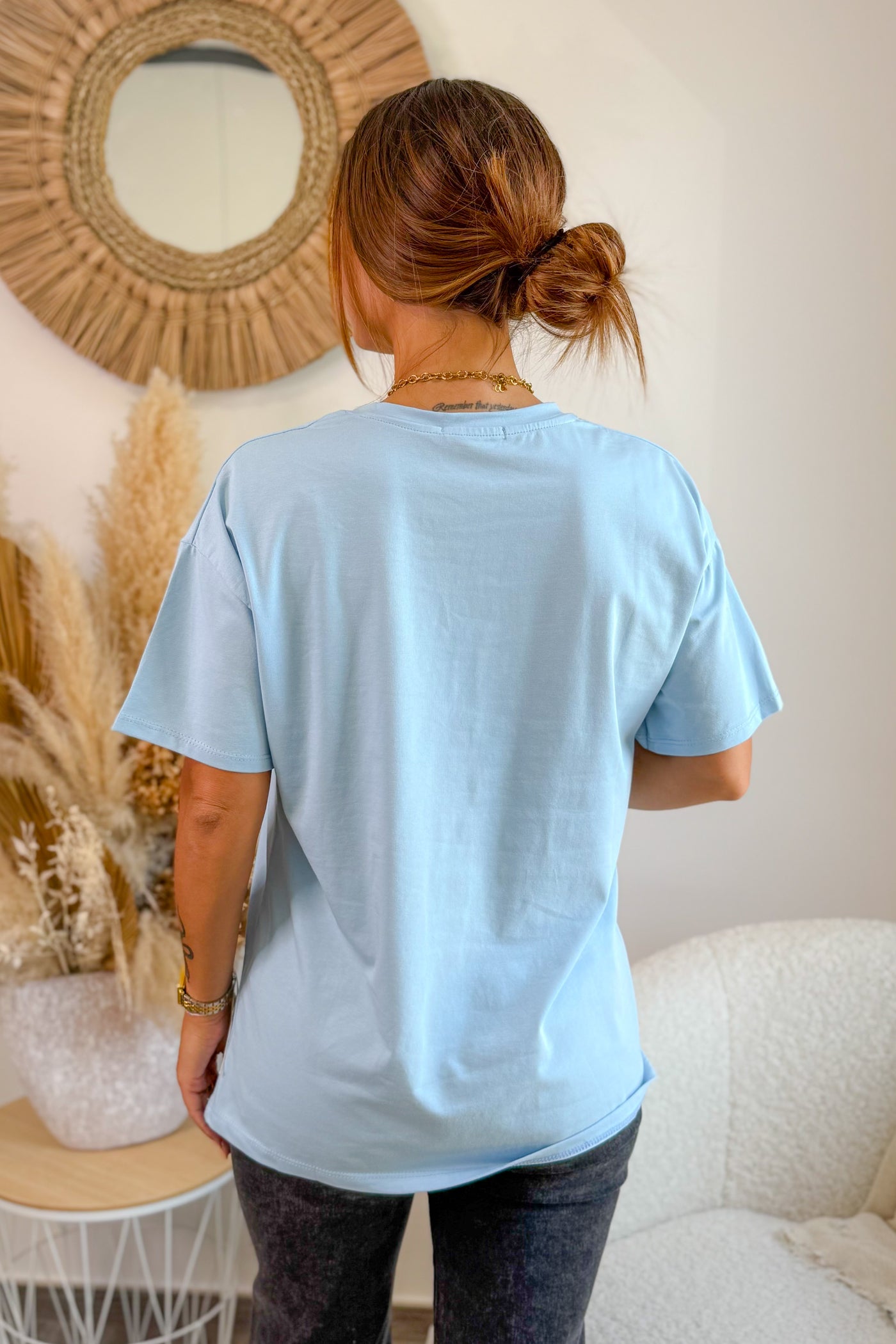 T-Shirt " Beach" Bleu (15242507190597)