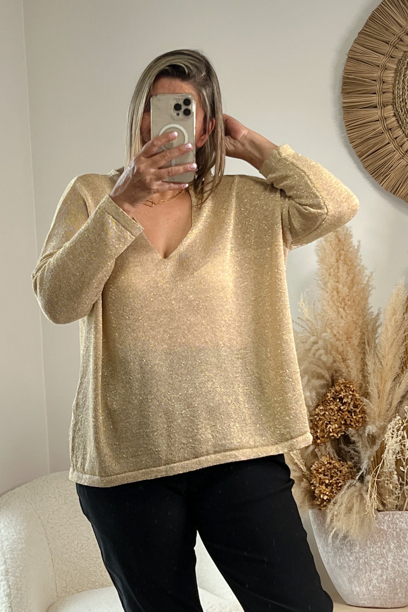 Pull Soraia Doré (9639876100421)