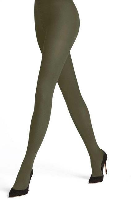 Bas Opaques Kaki 80 Deniers