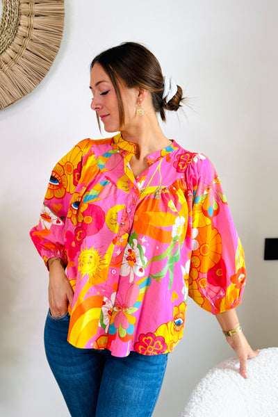 Chemise Oeil Fleur Multi (15086354006341)