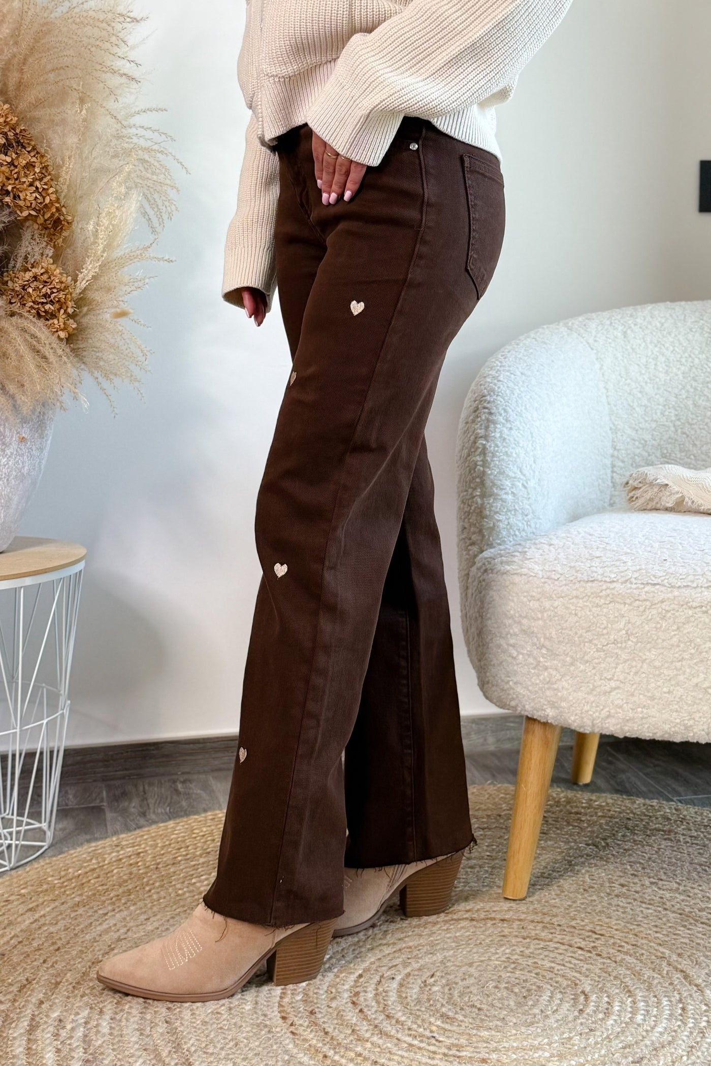 Jeans Wide Leg M7233K-I2 Choco