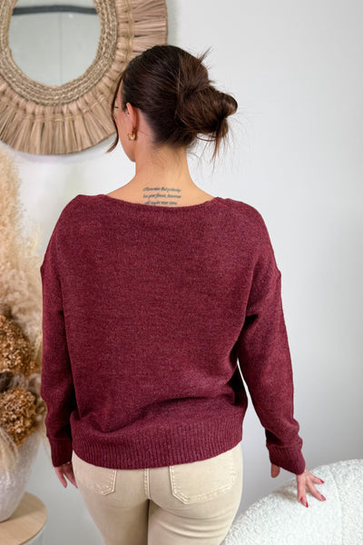 Pull Elanora Bordeaux JDY (15314281496901)