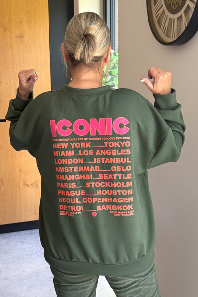Sweat " Iconic" Kaki GT (15353685311813)
