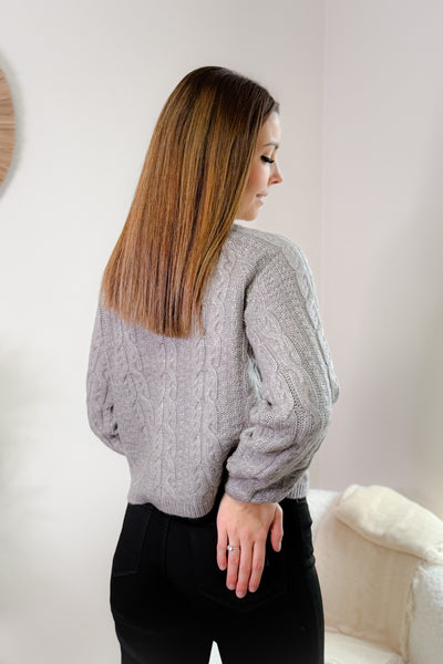 Pull Silja Gris JDY