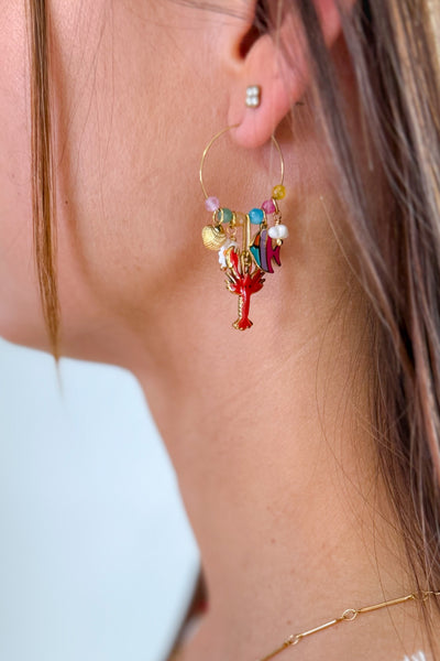Boucle D'Oreille Homard (15104118456645)