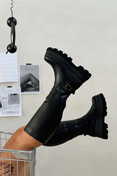 Botte Irina Noir Mollet XL (15318537699653)