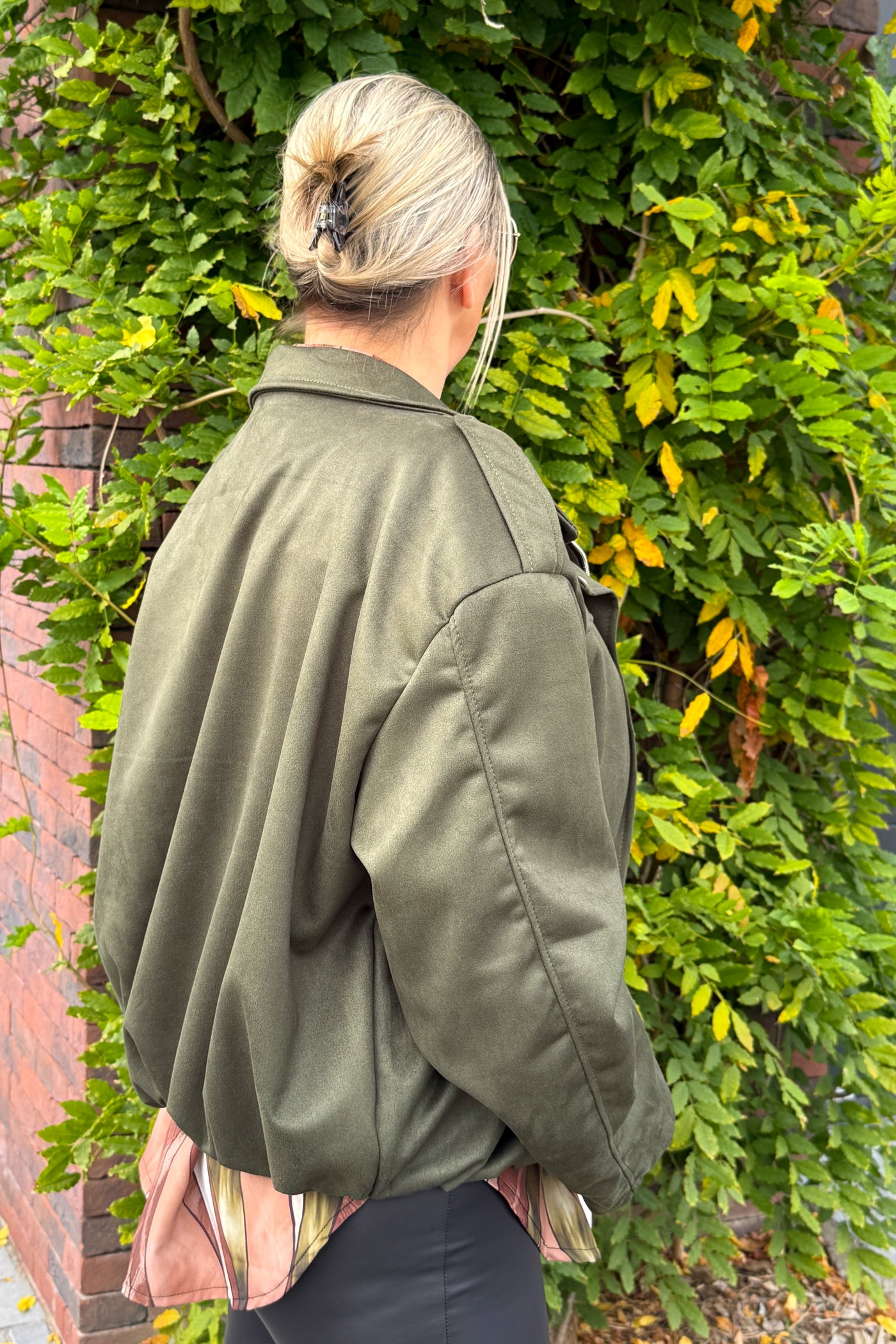 Veste Louane Suédine Kaki GT