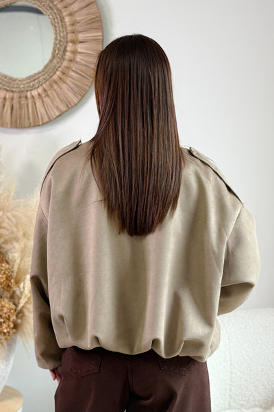 Veste Leika Suédine Taupe (15345039245637)