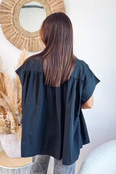 Chemise Roxanne Noir (15297756365125)
