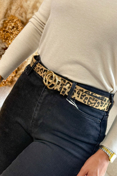 Ceinture Rasmi Léopard Doré (9719870193989)