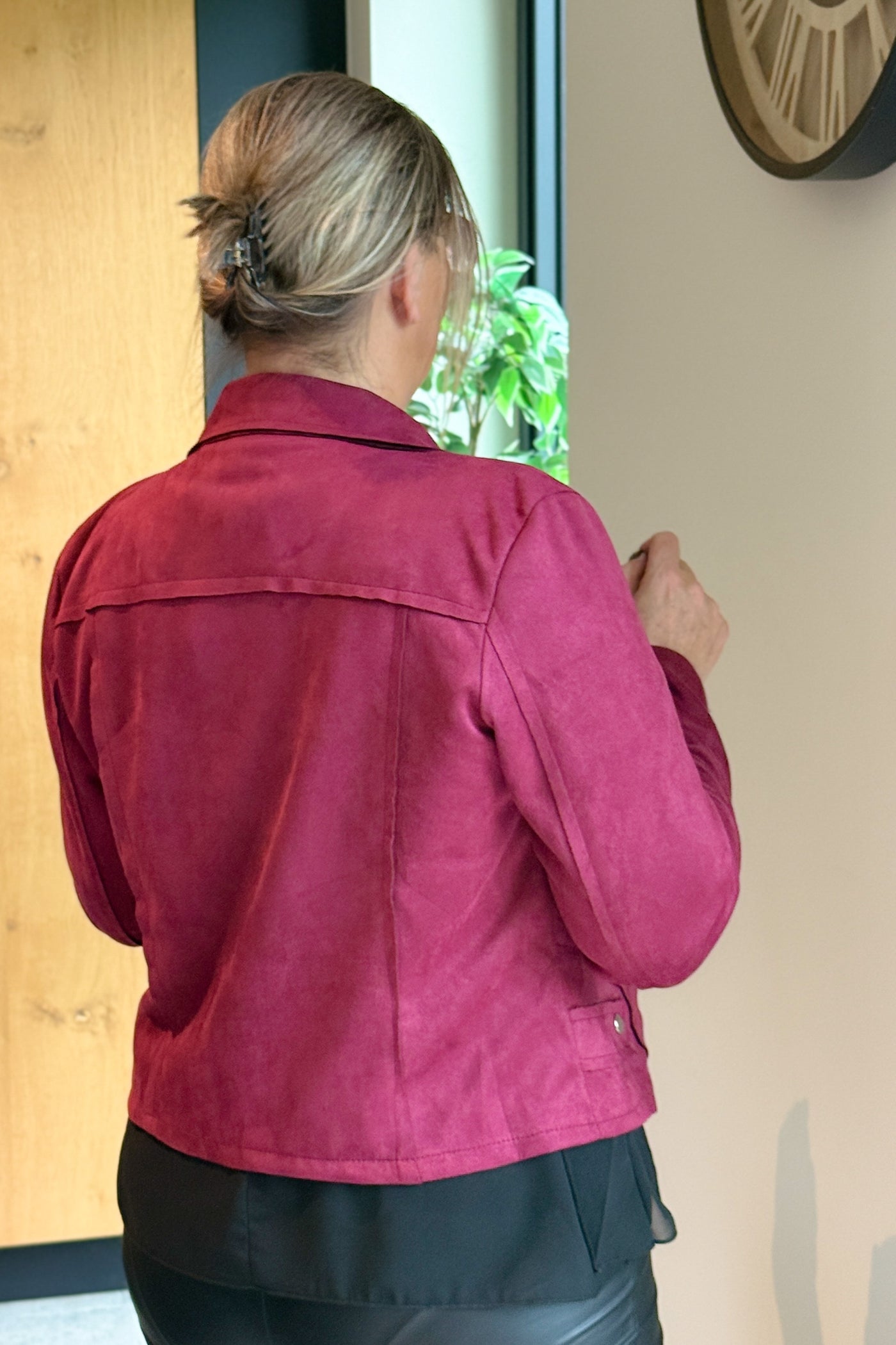 Perfecto Suédine Lilya Bordeaux GT