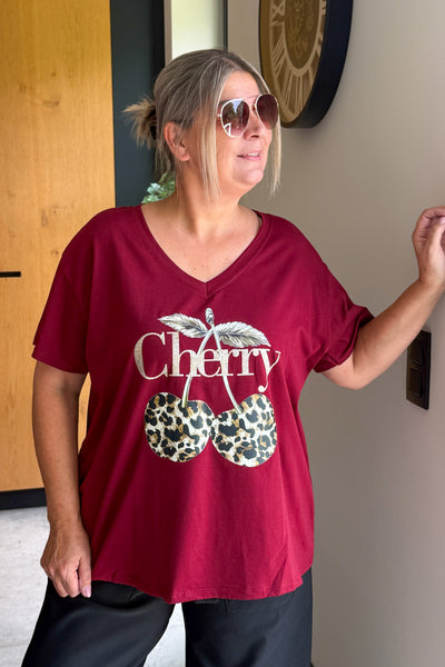 T-Shirt " Cherry" Bordeaux GT (15288979816773)