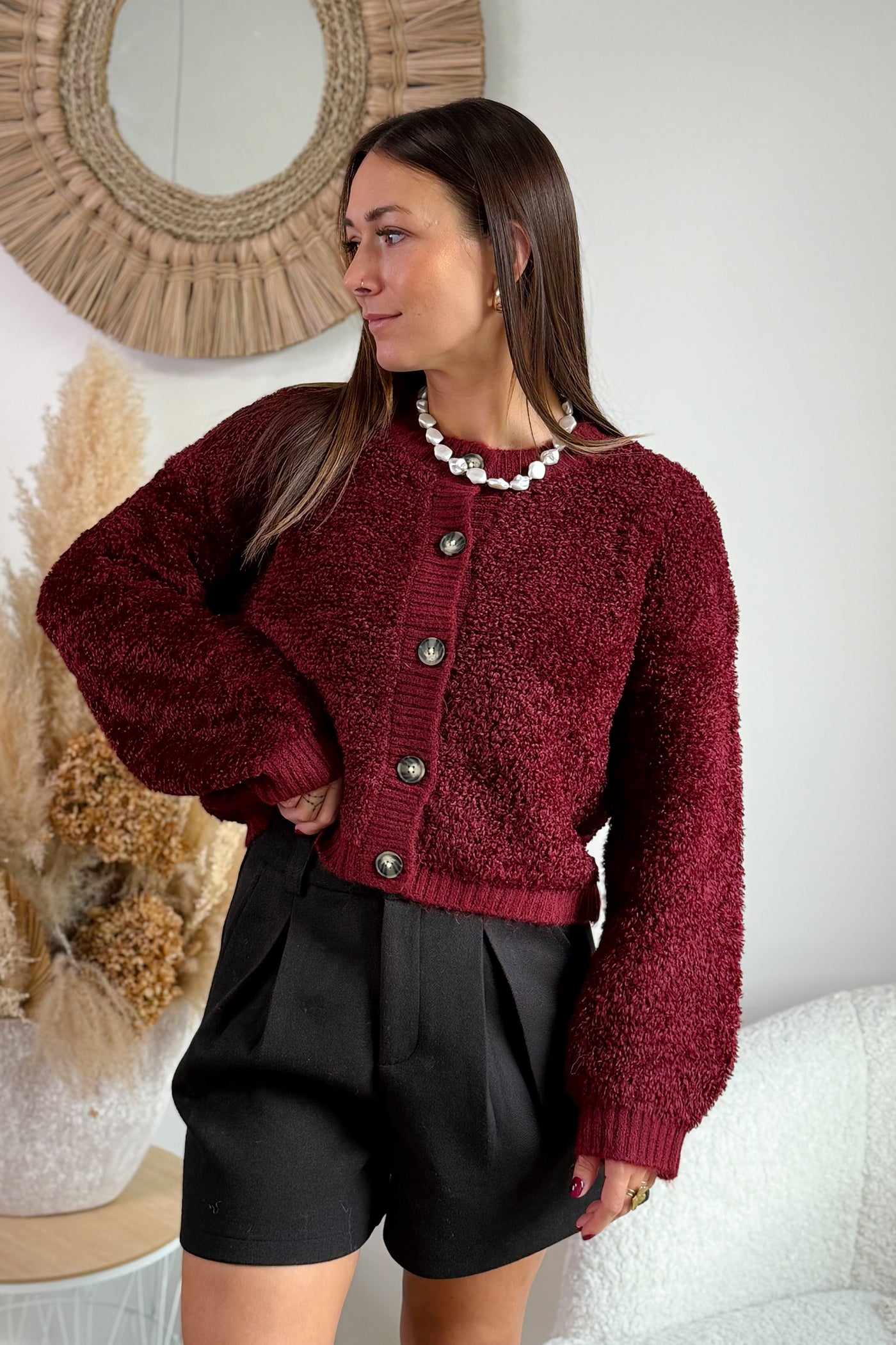 Gilet Eira Bordeaux JDY (15329445445957)