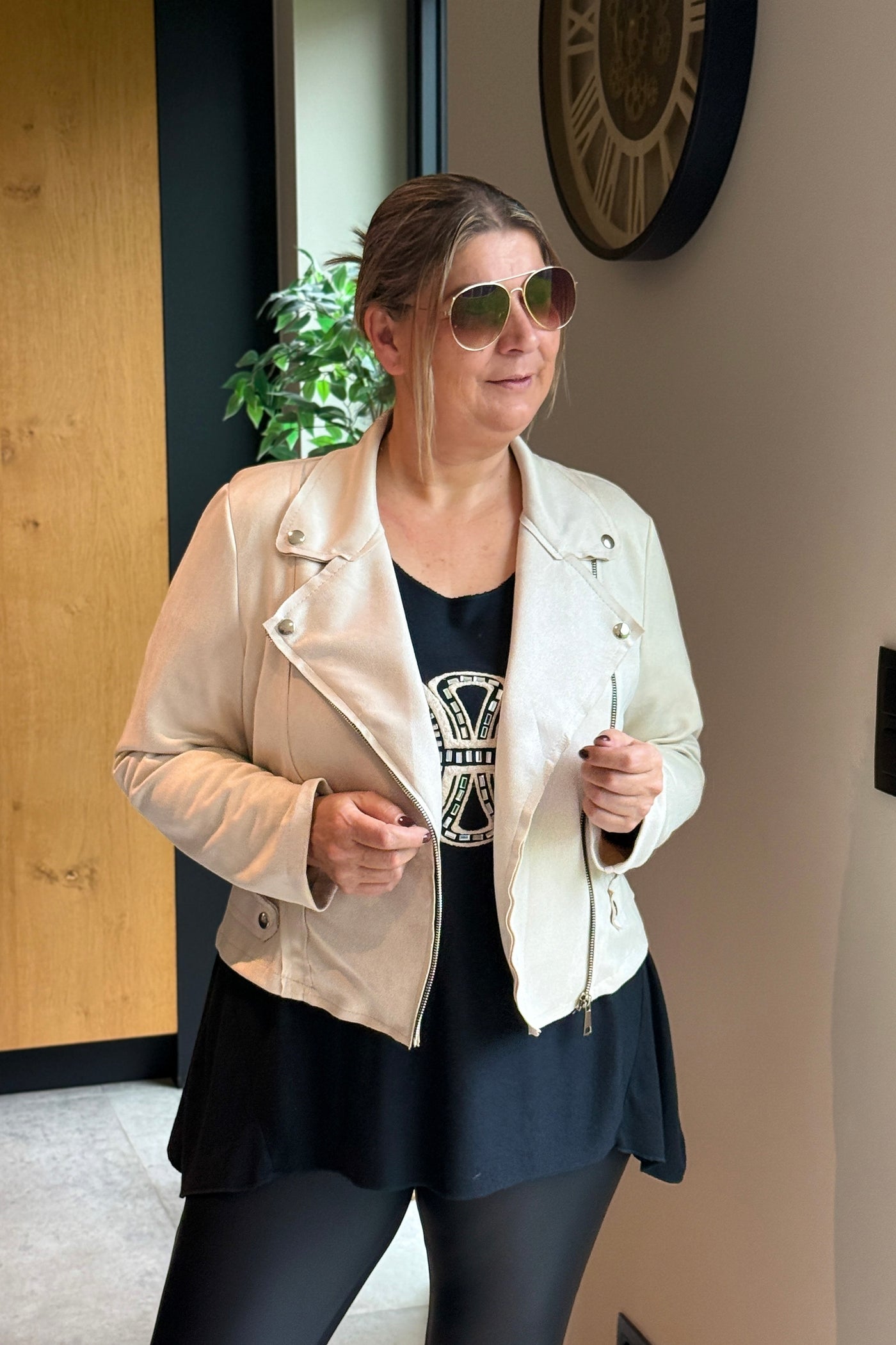 Perfecto Suédine Lilya Beige GT