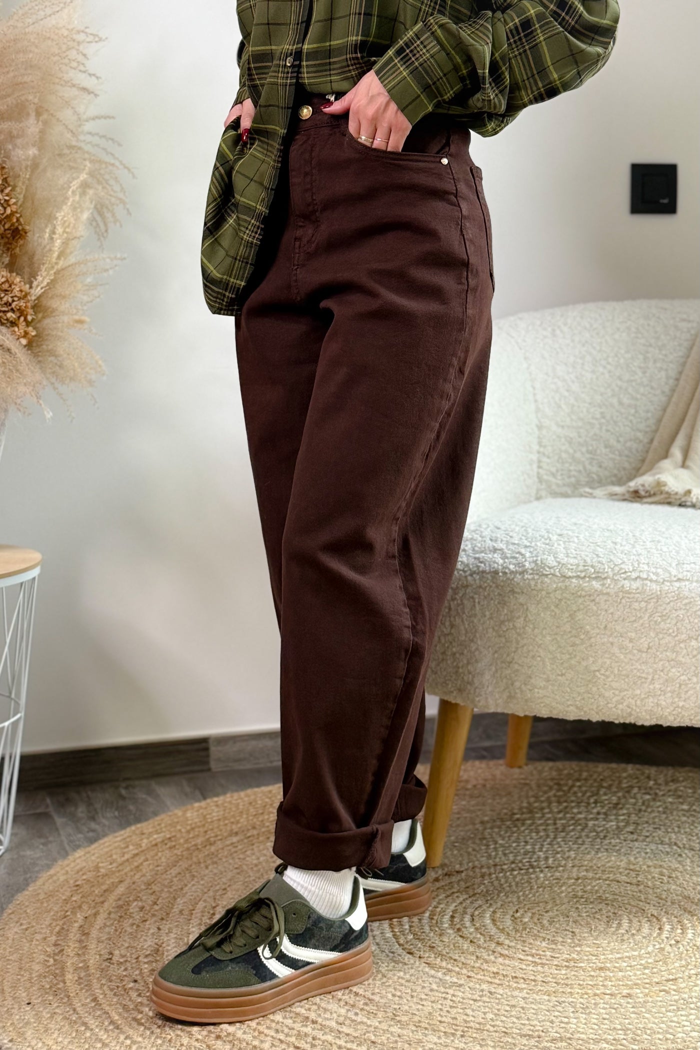 Jeans Ballon F2287 Choco (15345045176645)