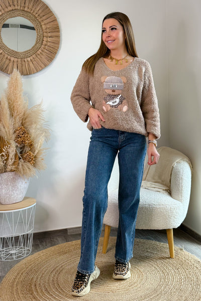 Jeans Wide Leg Y5333 Bleu