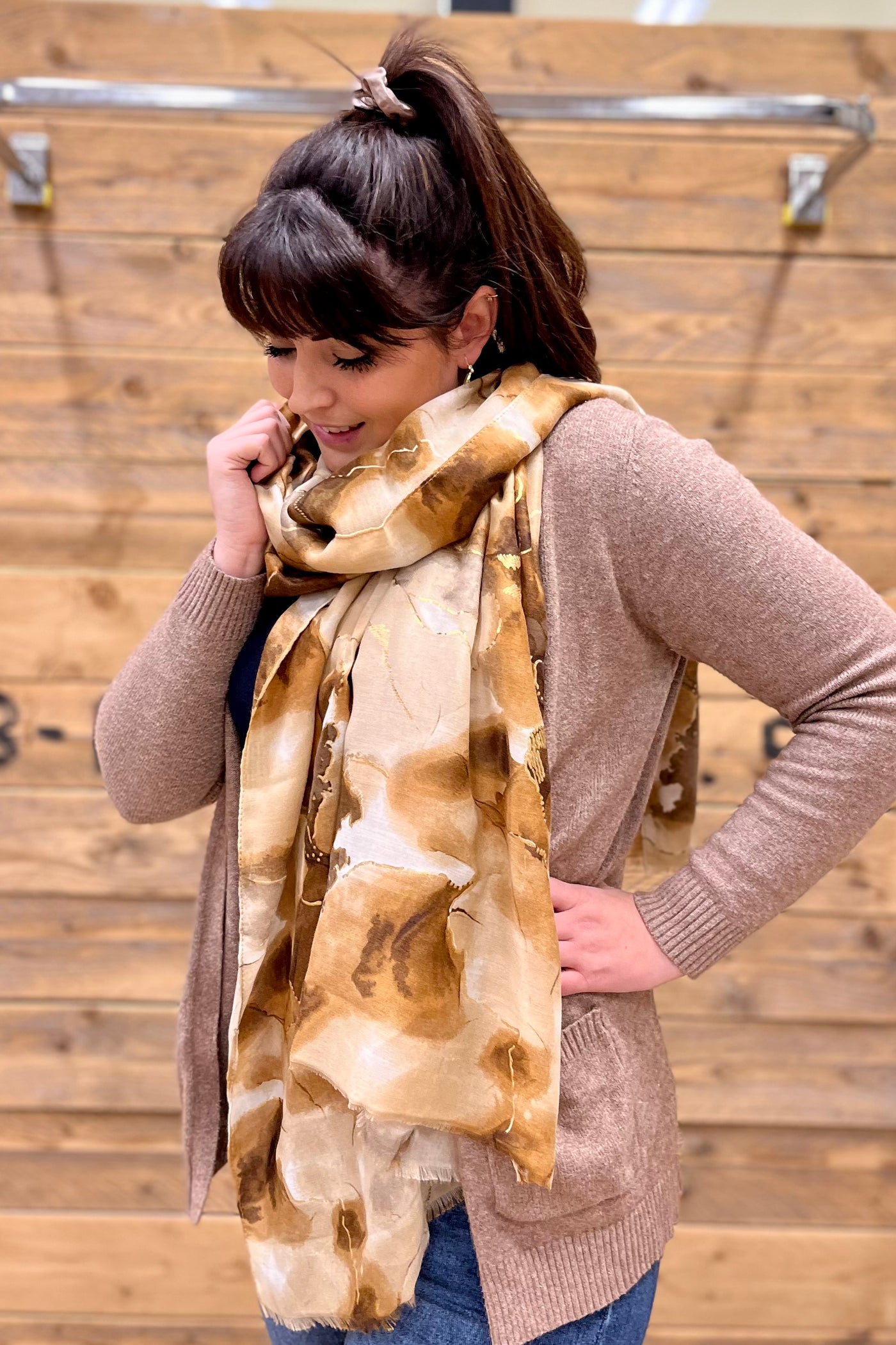 Foulard Musilie Camel (14806442312005)