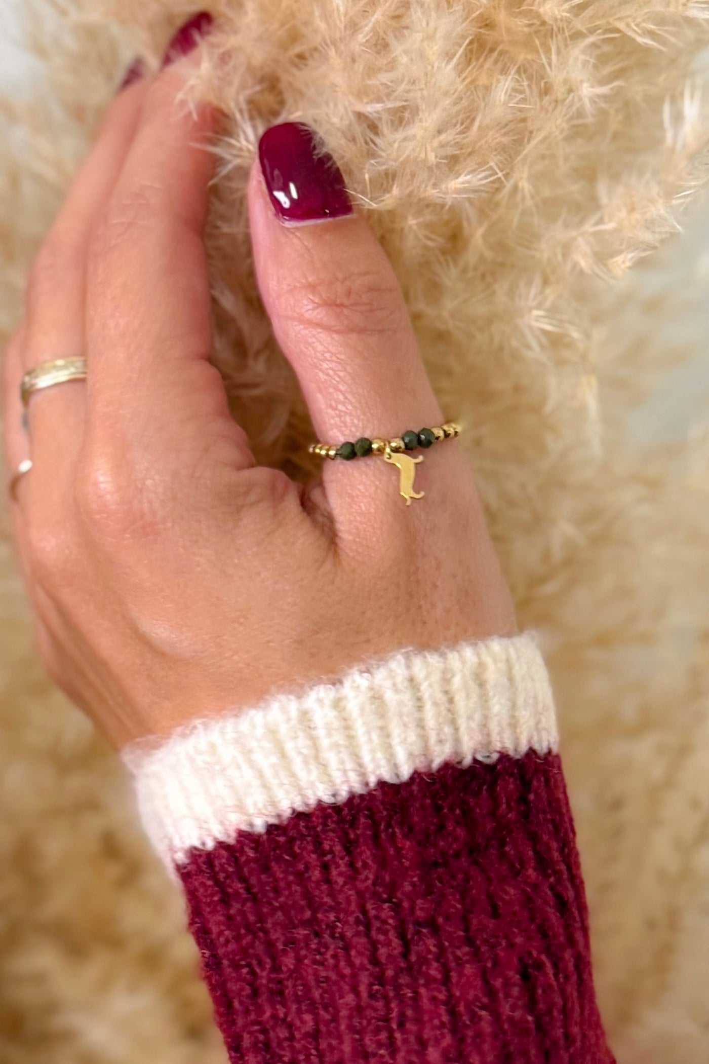 Bague Teckel Noir (15329768997189)