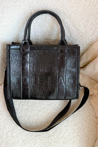 THE TOTE BAG Métalisé Noir (15038329028933)