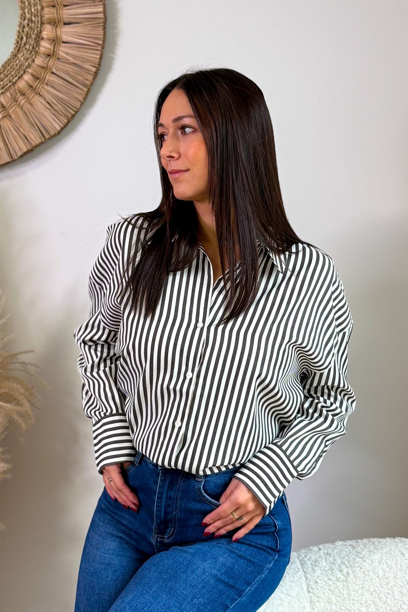 Chemise Vesper Blanc/Choco JDY