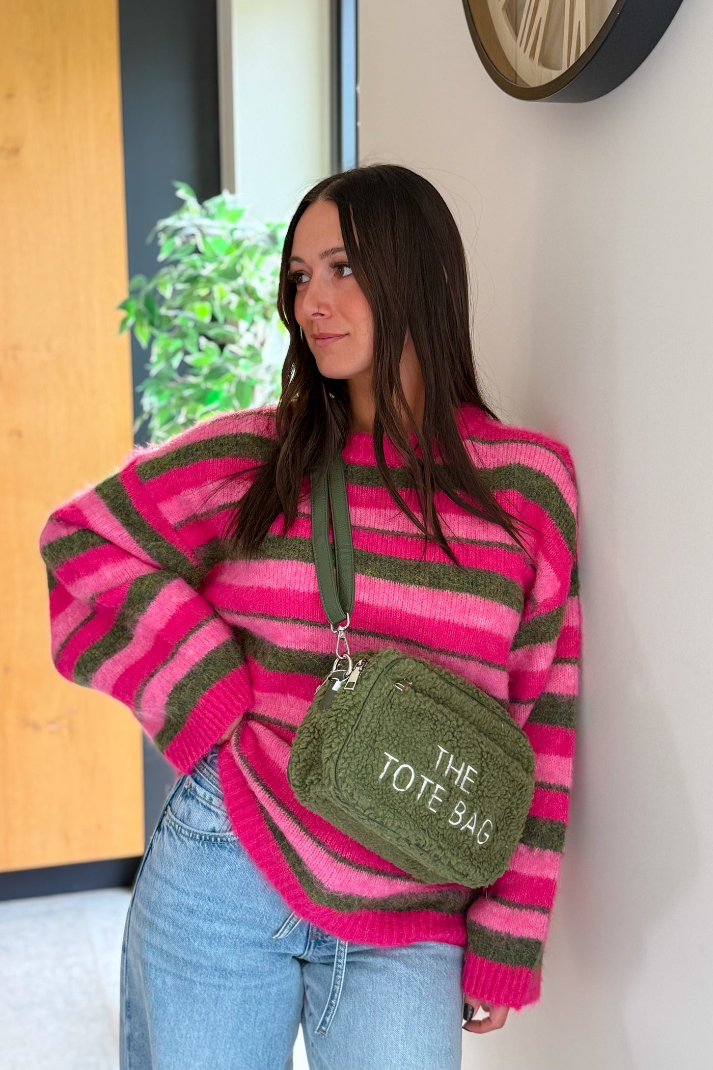 Sac Tote Bag ( Mini Bag) Teddy Kaki