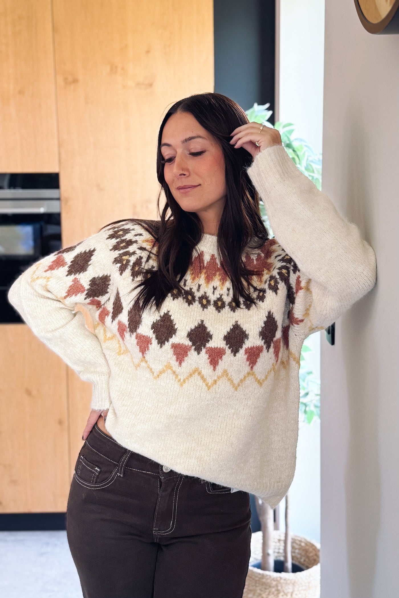 Pull Léontine Beige