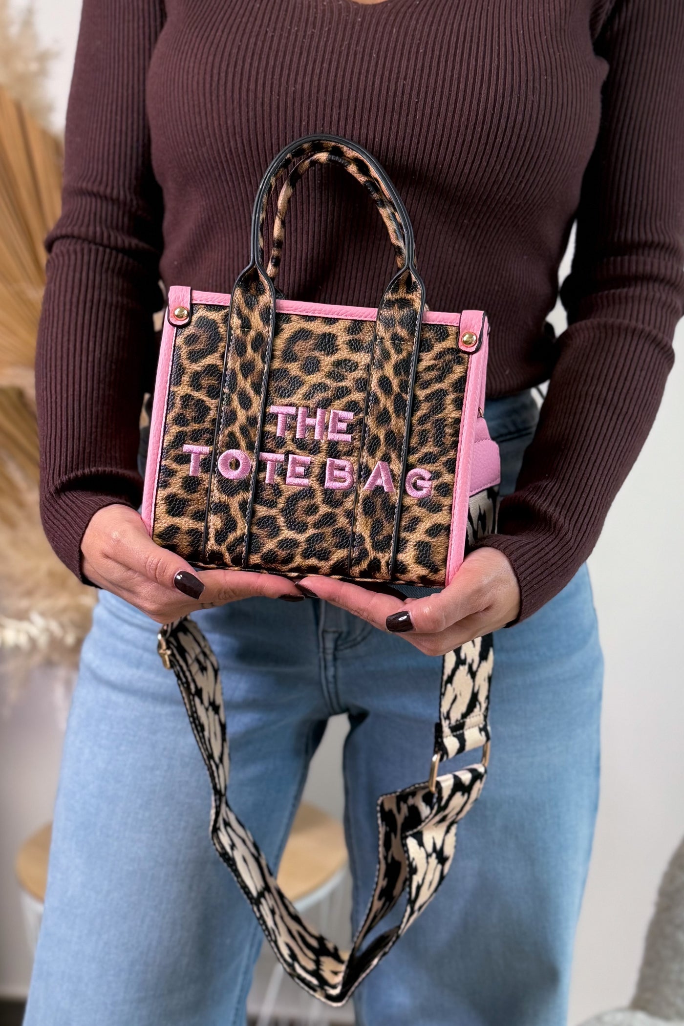 Sac " Mini Tote bag" Léo Rose