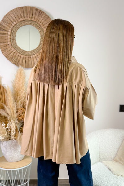 Chemise Ample Aria Camel