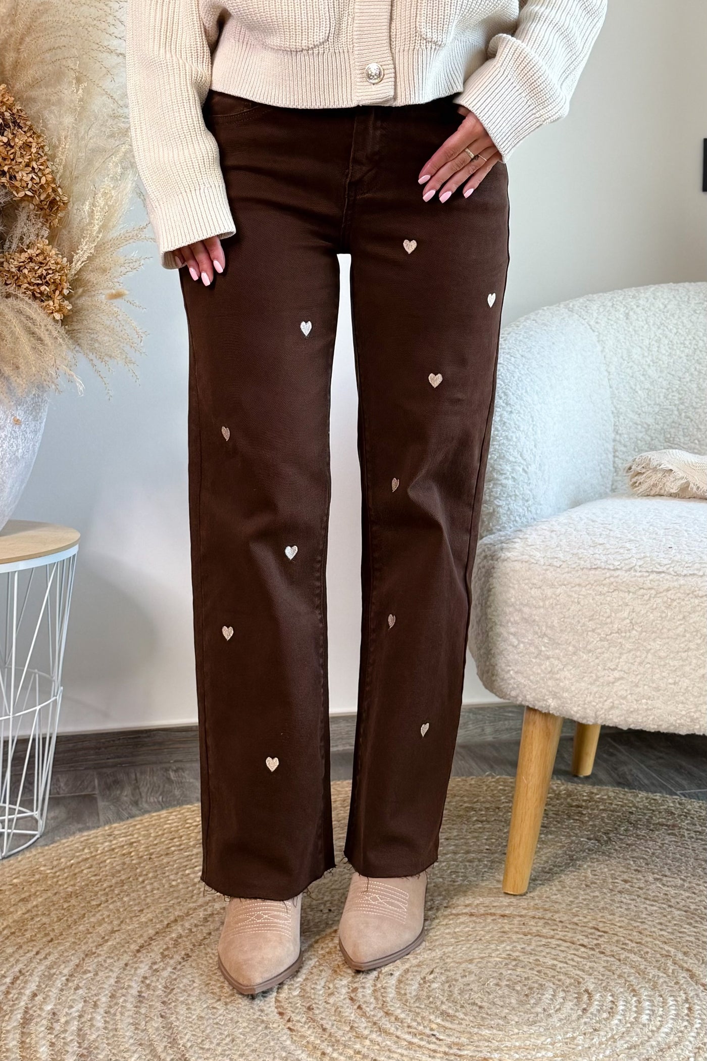 Jeans Wide Leg M7233K-I2 Choco