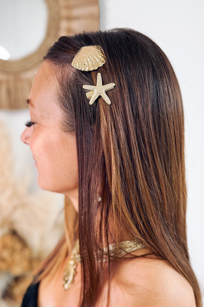 Barrettes Coquillage et étoile de Mer (15172706304325)