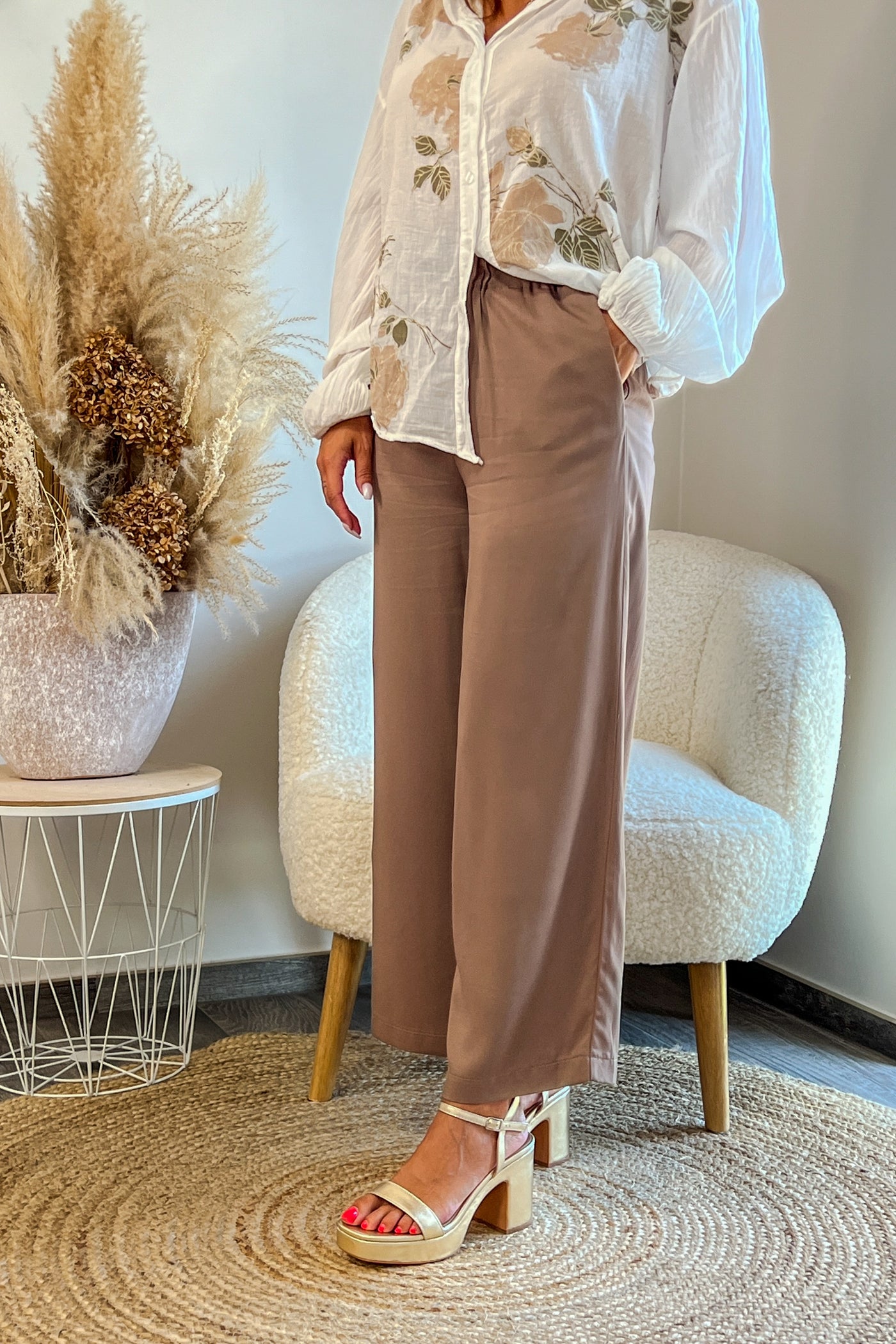 Pantalon Caly Taupe Only (9588215972165)