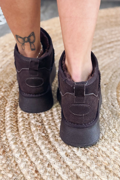 Boots Style Ugg Chocolat En Cuir (15297366458693)
