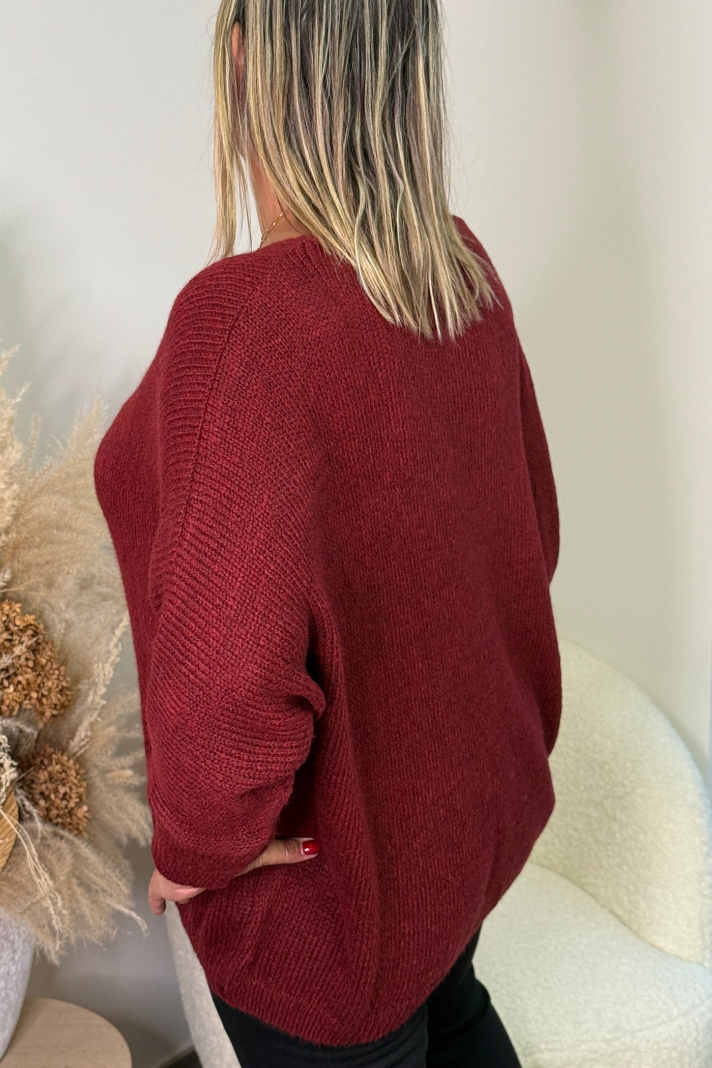 Pull Ample Brima Bordeaux GT (14786023752005)