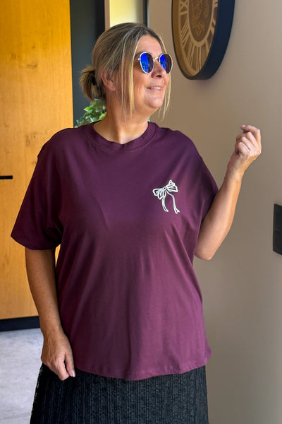 T-Shirt CarWinova Bordeaux Carmakoma (15307675861317)