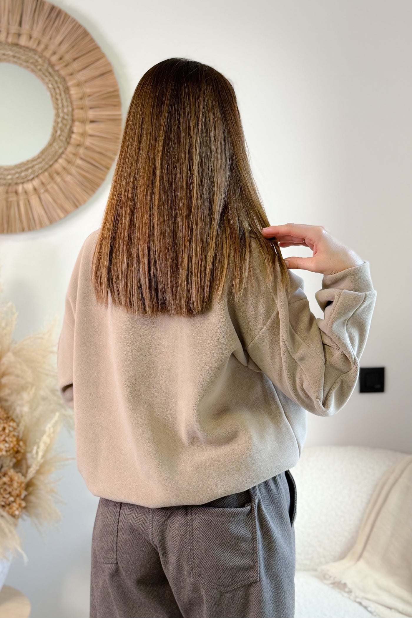 Sweat Nebri En Polar Camel Clair