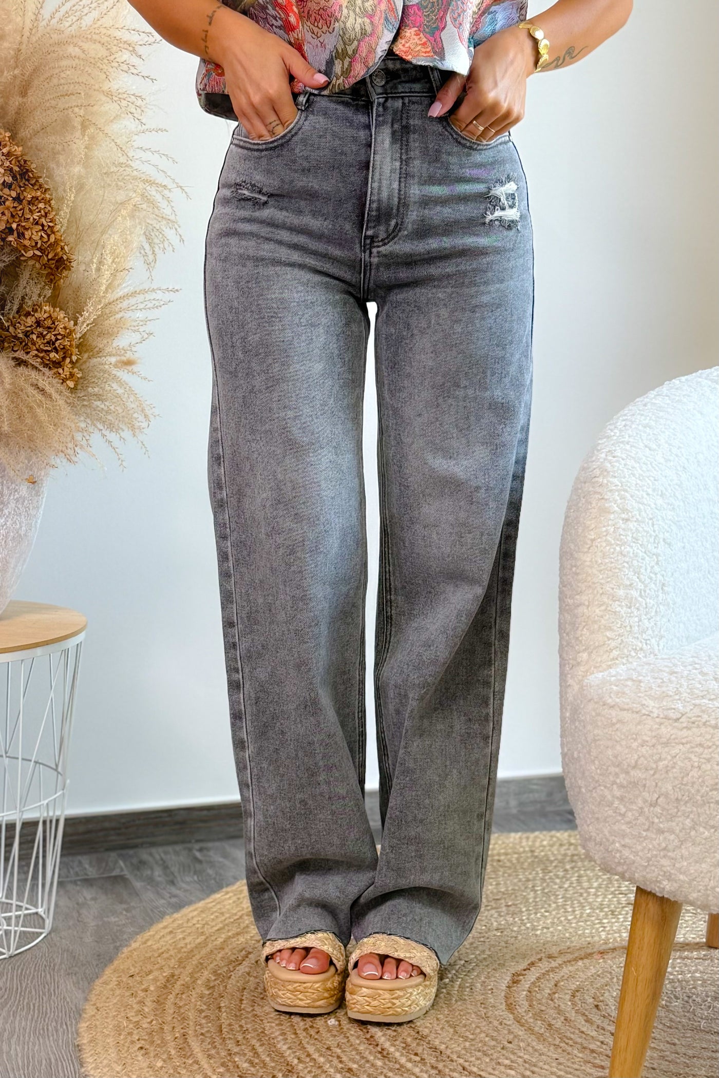 Jeans Wide Leg Y5203 Gris Délavé (15114483794245)