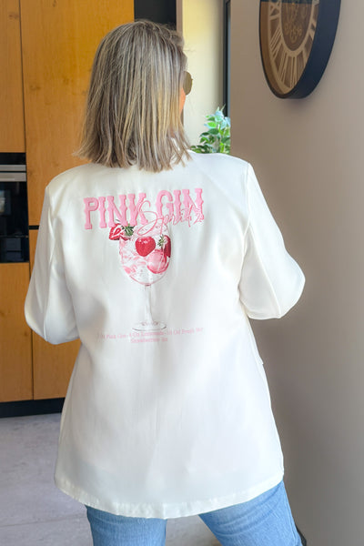 Blazer "Pink Gin" Blanc GT (42/46) (15057529962821)