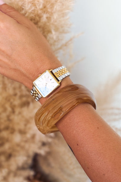 Bracelet Style Résine Caramel (15255249879365)