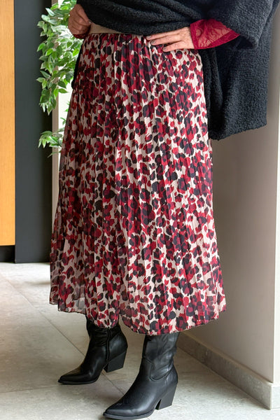 Jupe Carmela Bordeaux GT