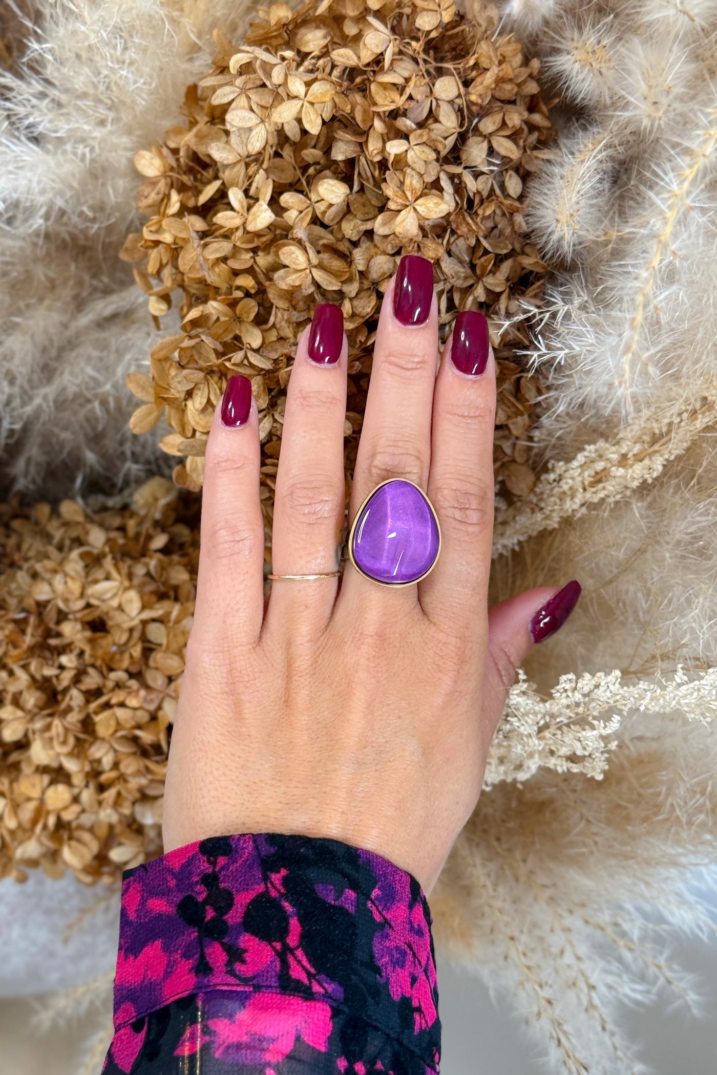 Bague Pierre Violet (9693352132933)